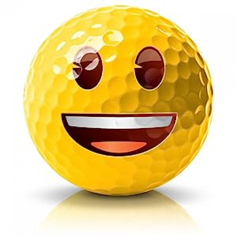 Happy Golf golfbal met smiley